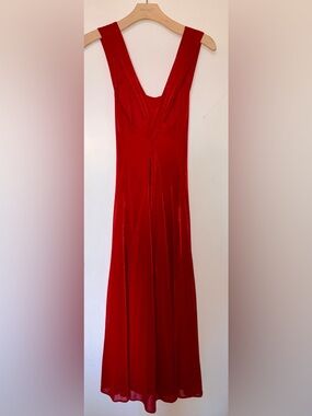 Maurices Vibrant Red Sleeveless Maxi Dress